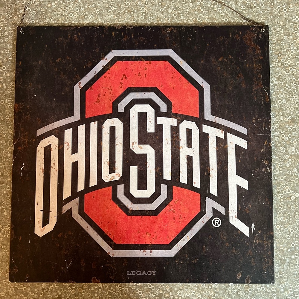 Ohio State Logo Sign Metal